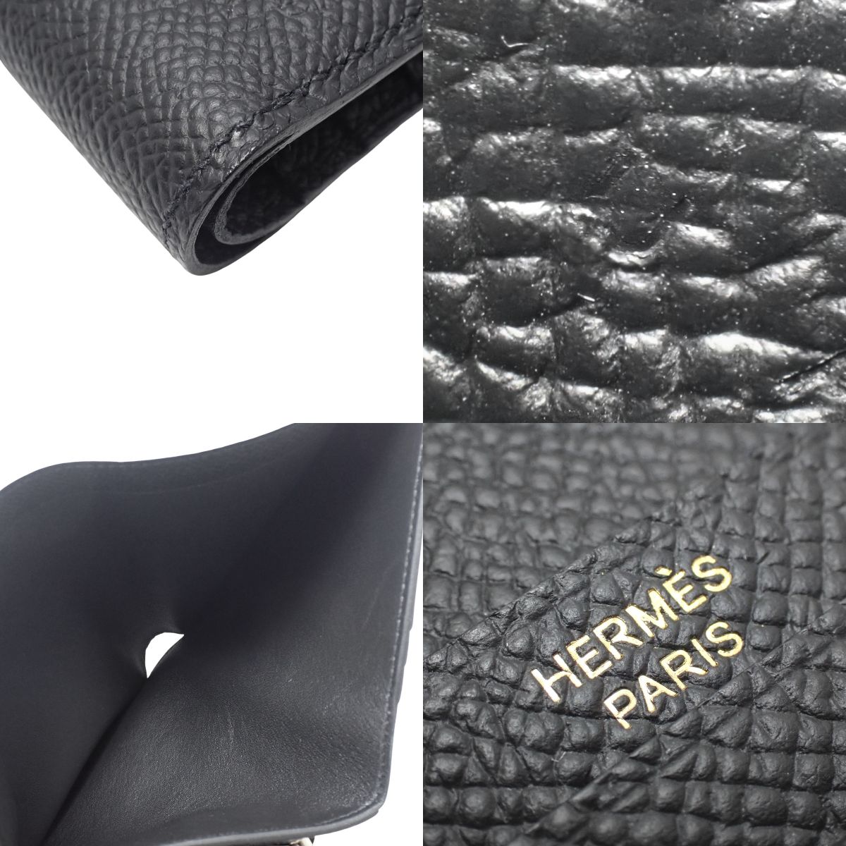 ベアンコンパクト ヴォーエプソン ブラック ゴールド金具 U刻印