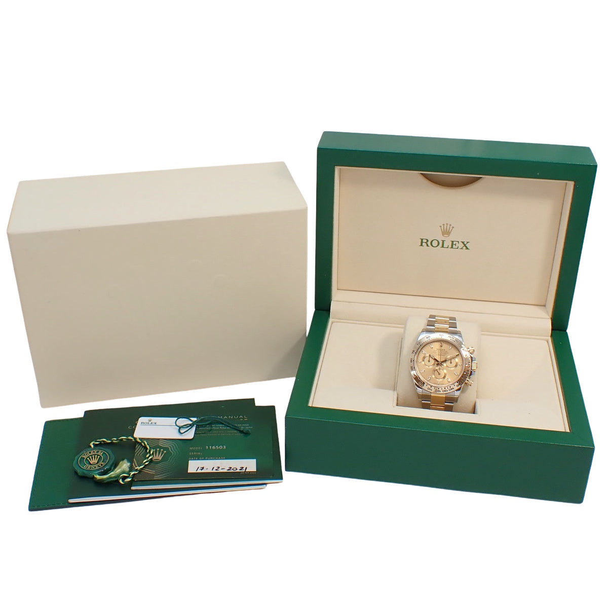 デイトナ 116503 YG/SS ランダム番 シャンパン 自動巻き メンズ