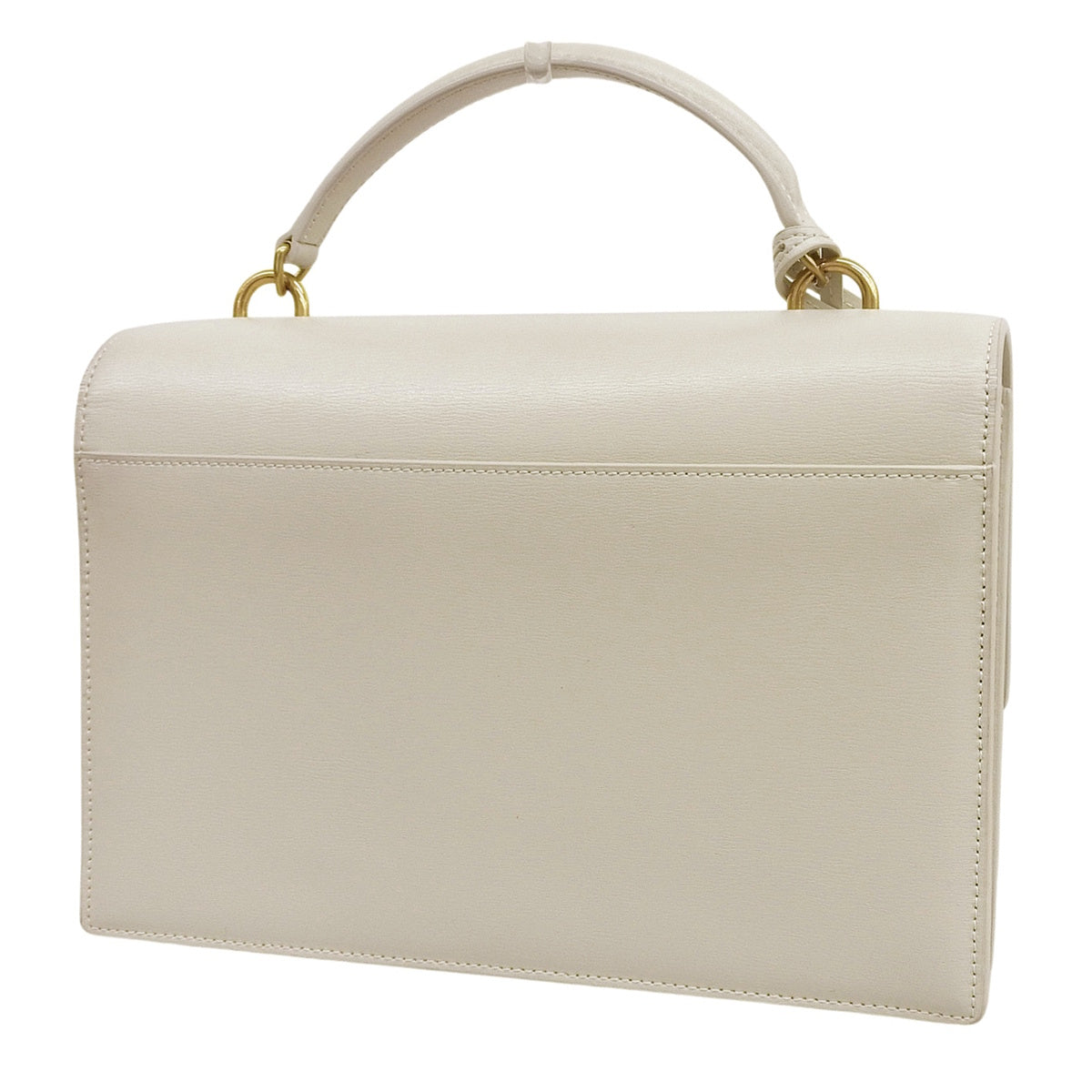 サンセット ミディアム レザー オフホワイト 634723