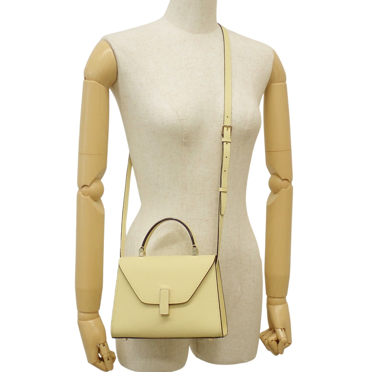 微型 Iside 小牛皮 黄色