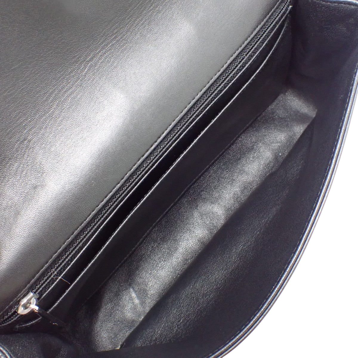 マトラッセ ココマーク シングルフラップ25 チェーンショルダーバッグ ラムスキン ブラック バレンタイン限定