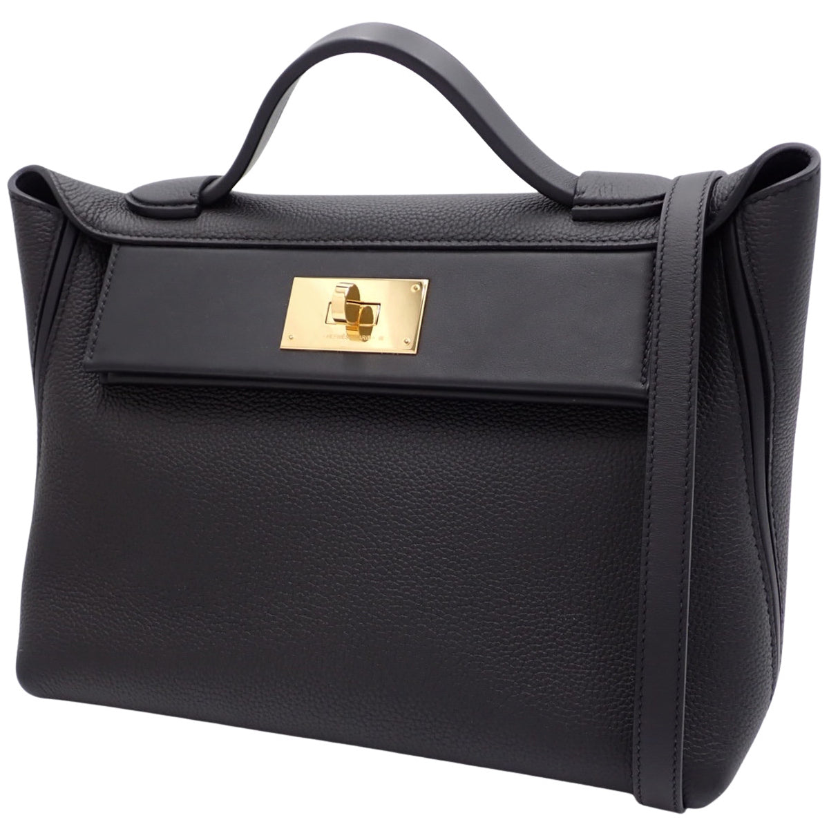 サック ヴァンキャトル29 トゴ ヴォースイフト ブラック ゴールド金具 U刻印