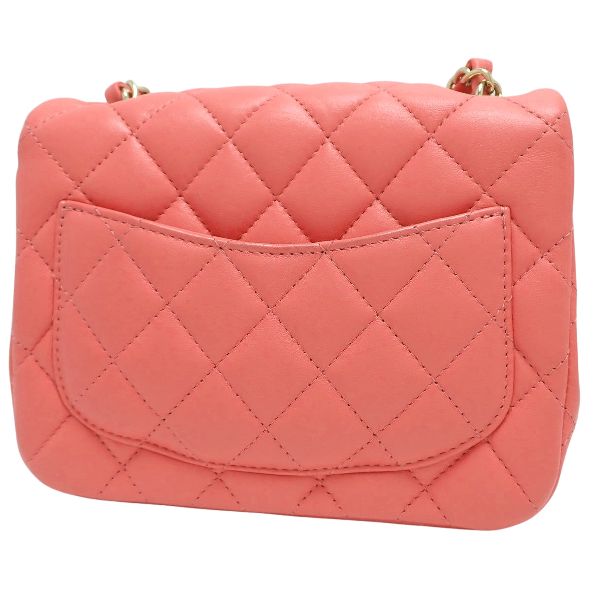 Mini Matelasse 17 Lambskin Pink