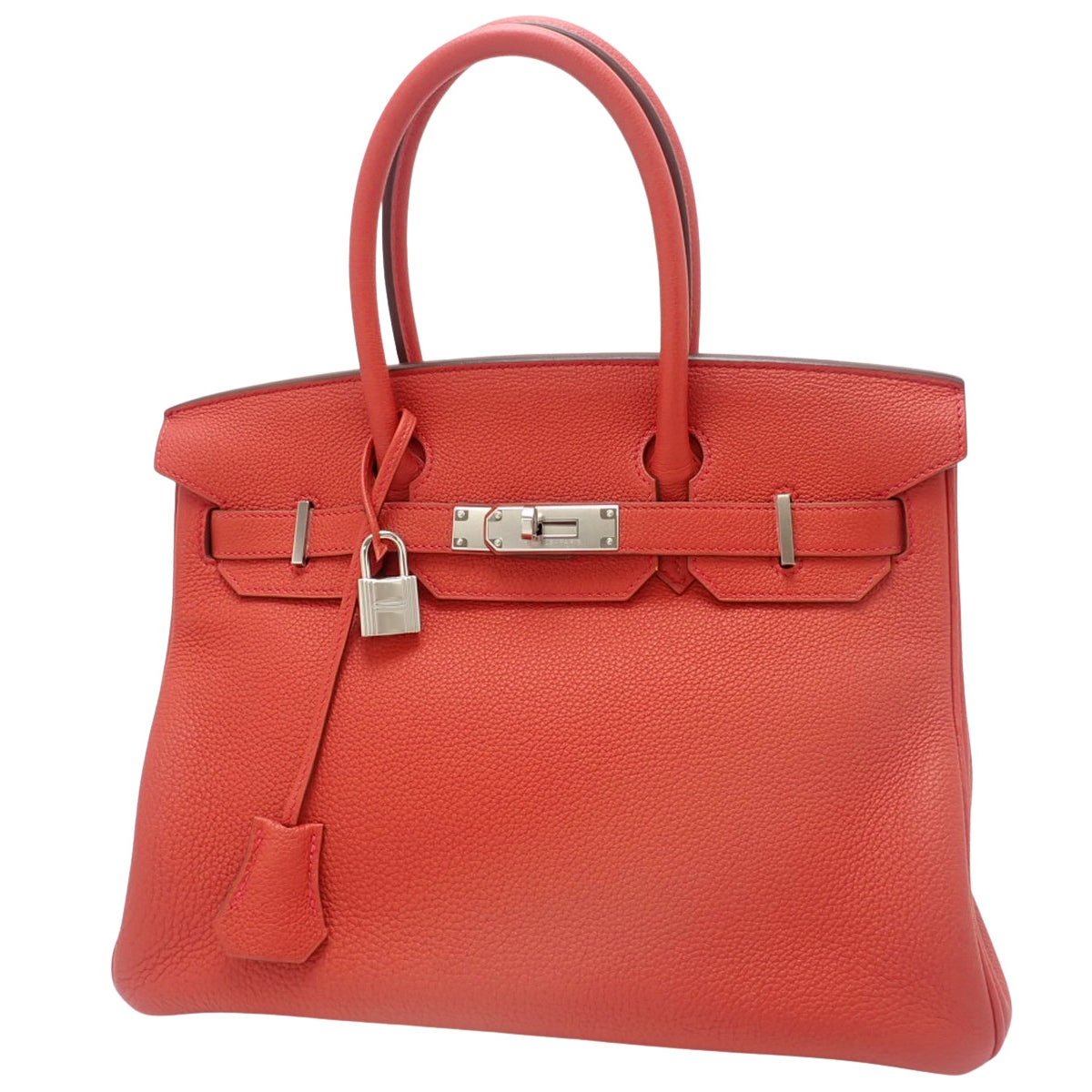 バーキン30 トゴ ヴァーミリオン シルバー金具 X刻印