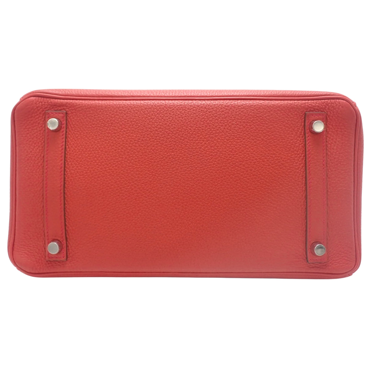 バーキン30 トゴ ヴァーミリオン シルバー金具 X刻印