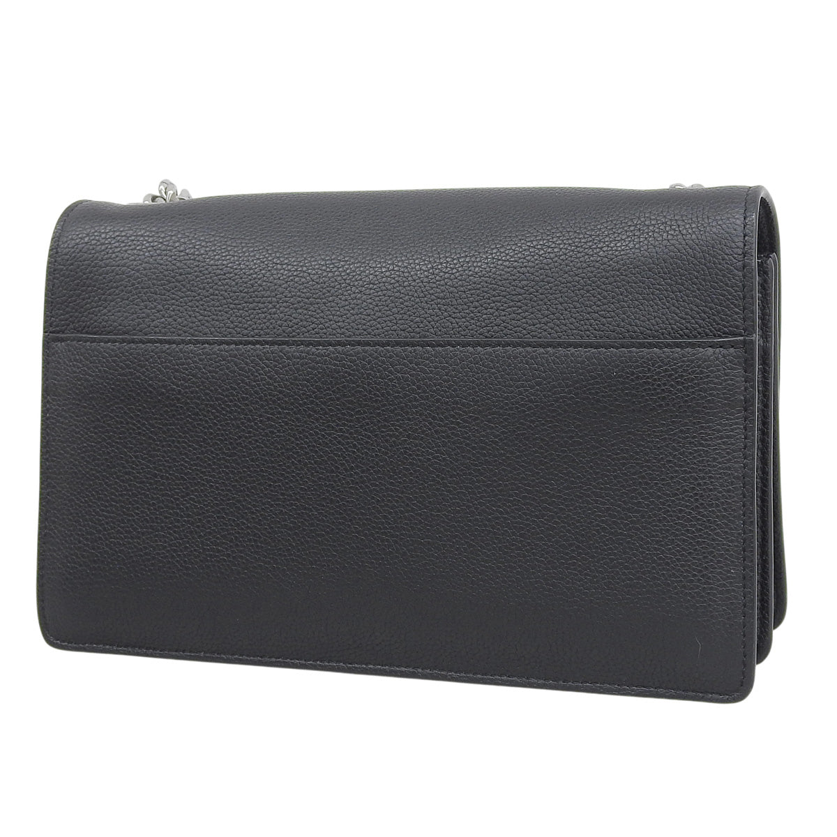 チェーンショルダーバッグ レザー ブラック 515823