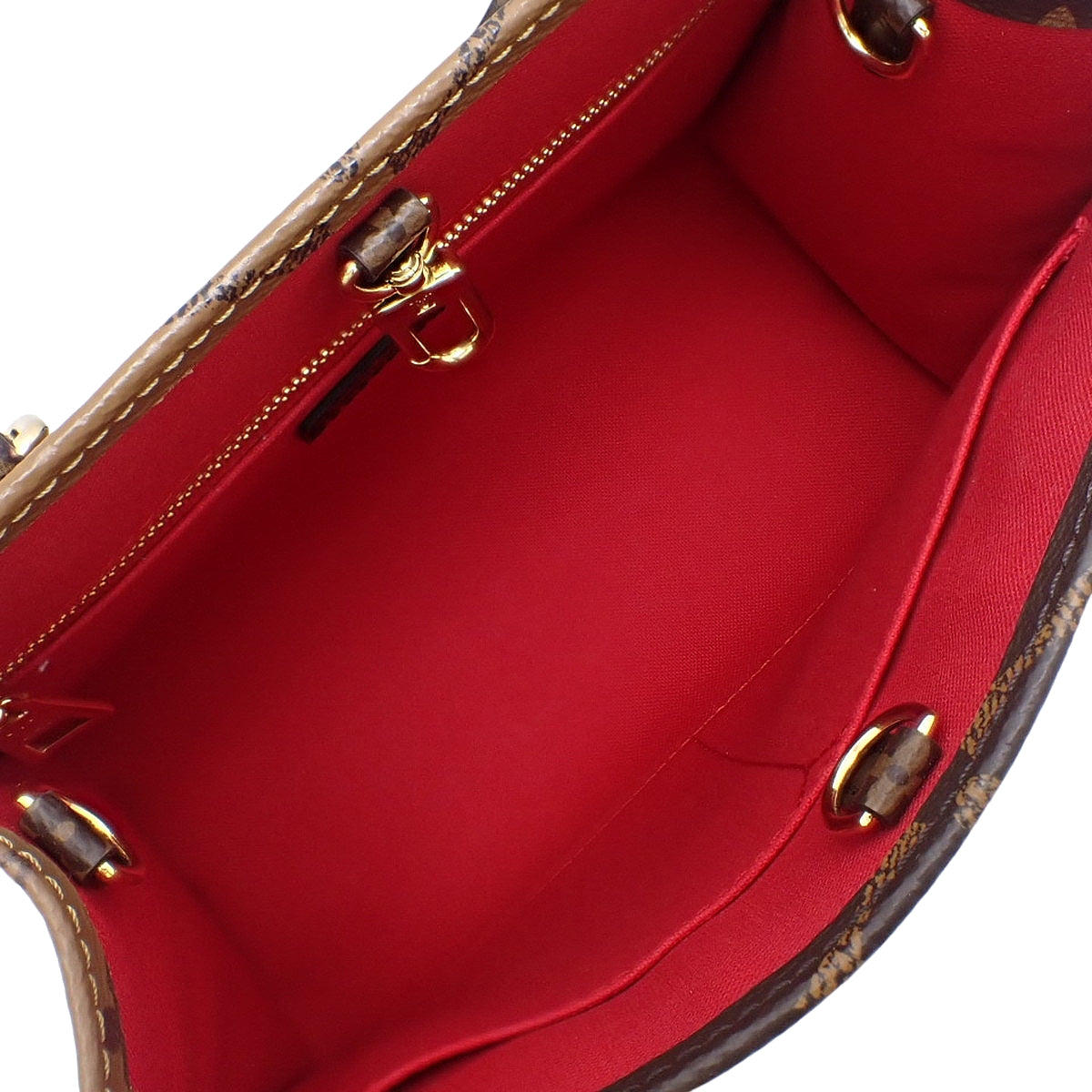 モノグラム オンザゴーPM モノグラムキャンバス モノグラムリバースキャンバス ブラウン M46373