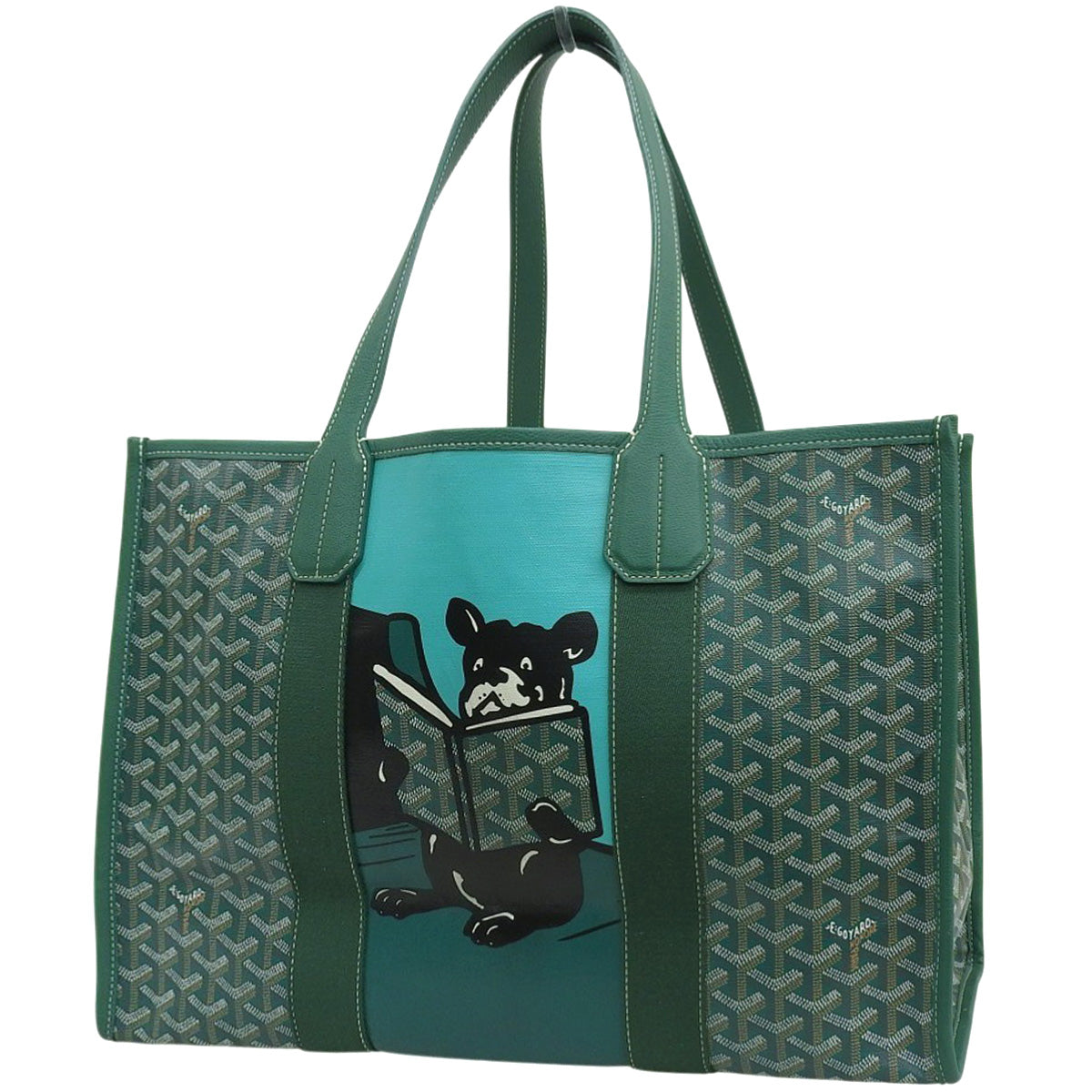 PVCコーティングキャンバス カーフ グリーン ヴィレットMM