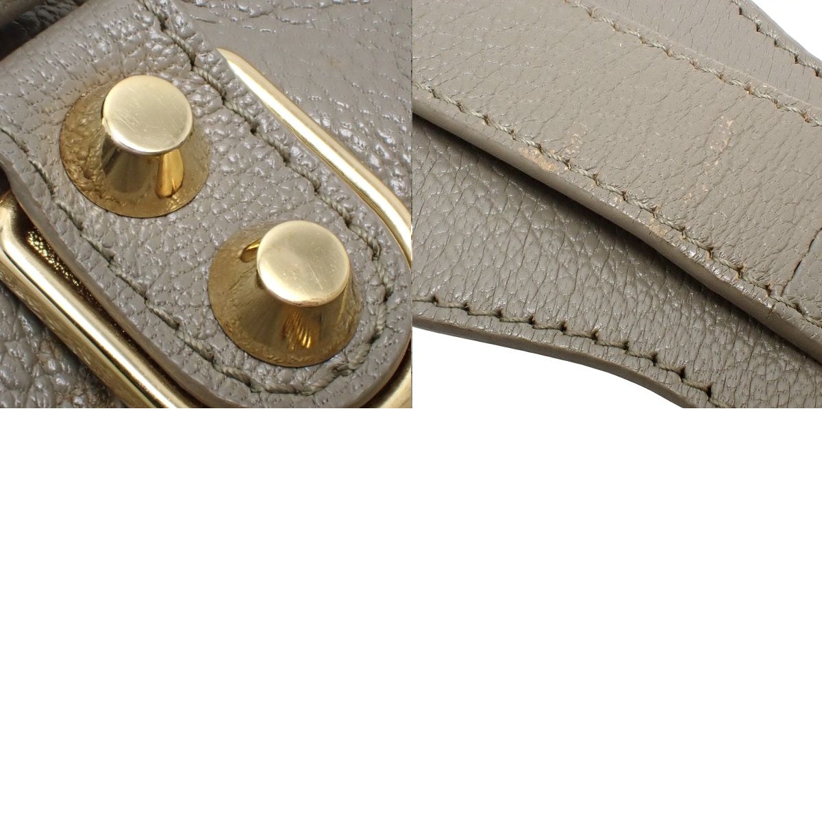 Classic Metallic Edge City S Leather Greige 432831