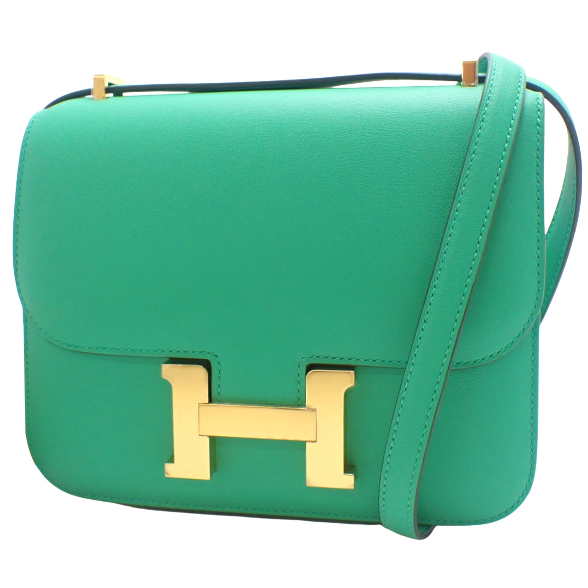 コンスタンス3ミニ ヴォースイフト ミント ゴールド金具 Z刻印