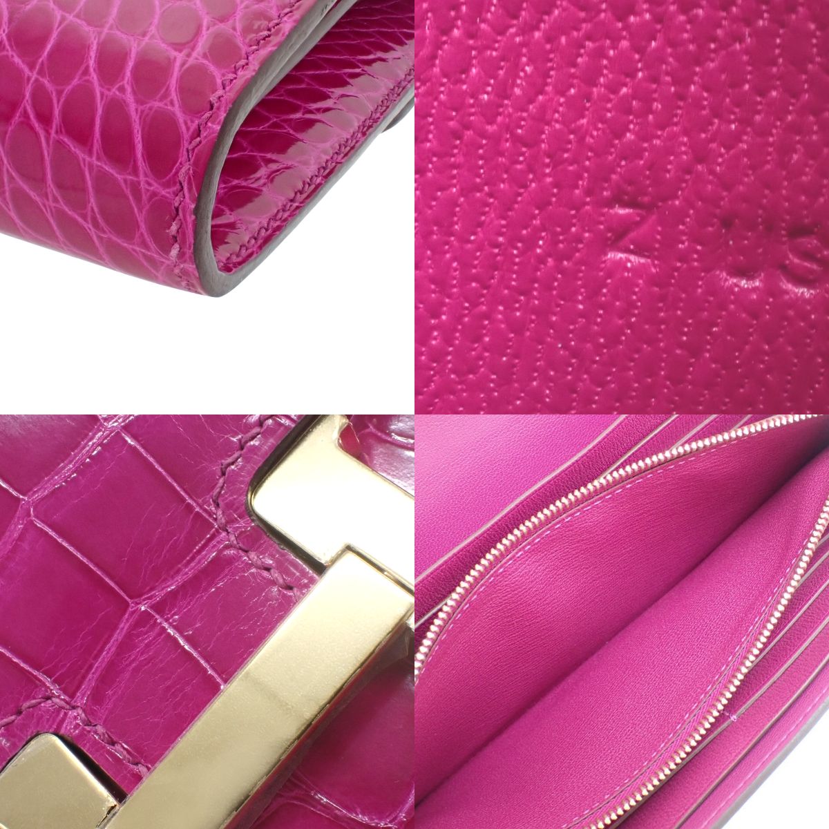 Constance 长款鳄鱼皮和短吻鳄皮腕表，配以玫瑰金配件和 Z 字印记