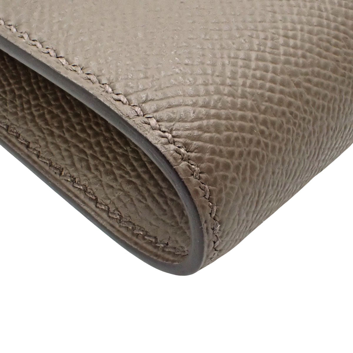 Constance Long To-Go Epsom Leather Etain Silver Hardware K Stamp