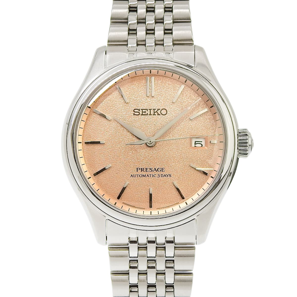 プレザージュ SARX125 SS ピンク 自動巻き メンズ