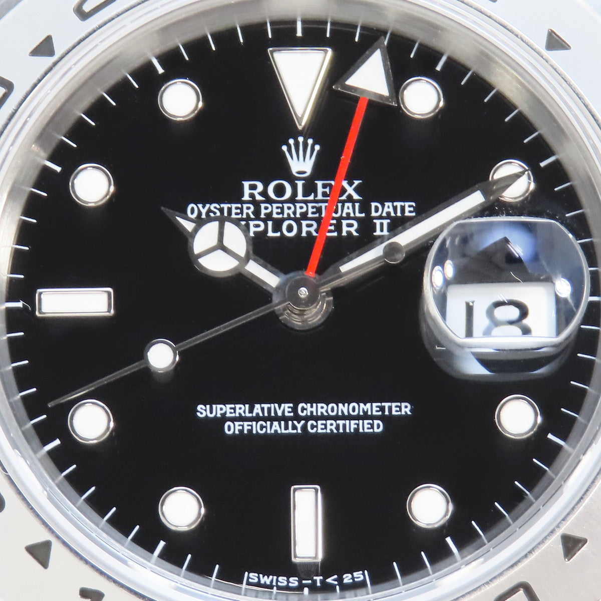 Explorer II 16570 SS T-serial Black Automatic Men's
