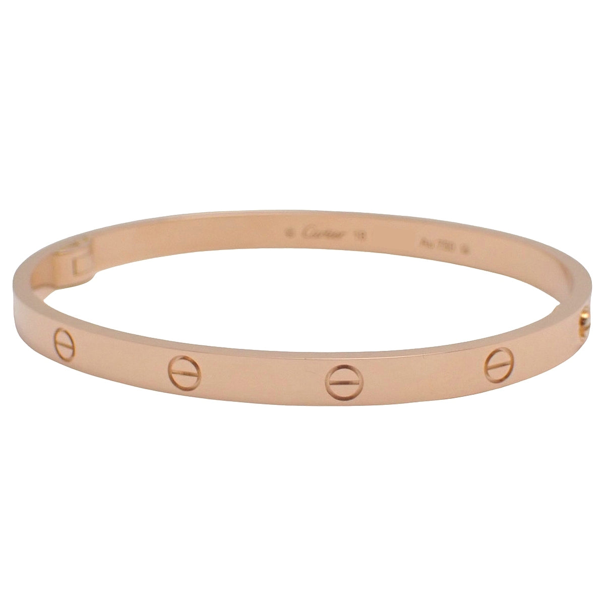 LOVE Bracelet Medium Model Pink Gold K18PG 26.9g