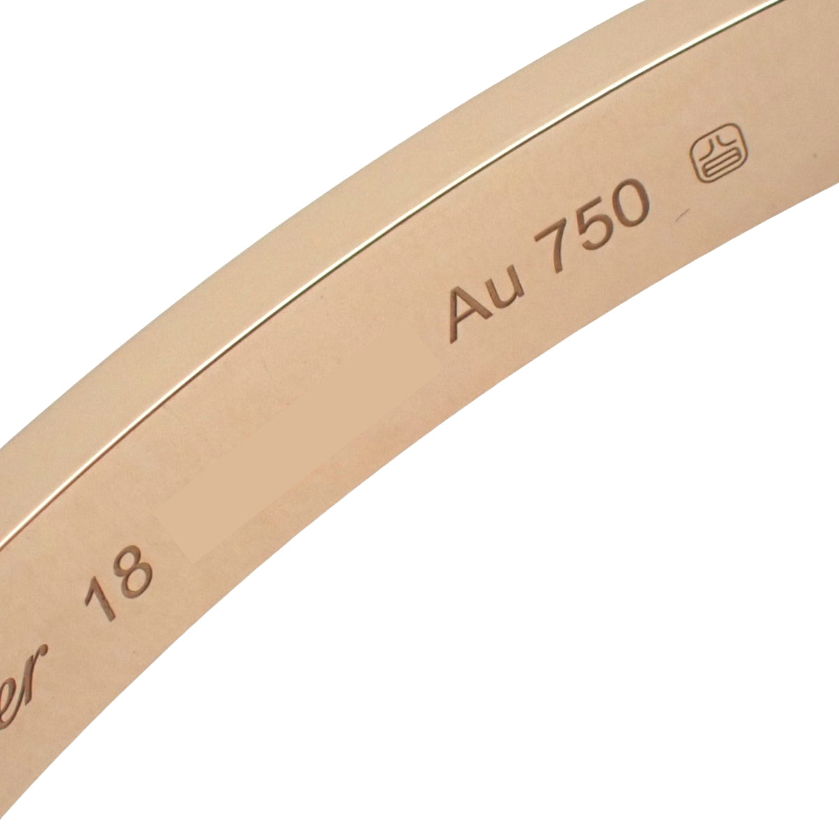 LOVE Bracelet Medium Model Pink Gold K18PG 26.9g