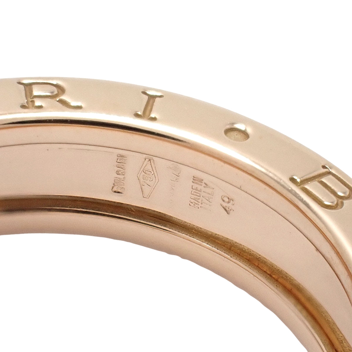 B.zero1 戒指 XS 粉金 K18PG 49 6.0克