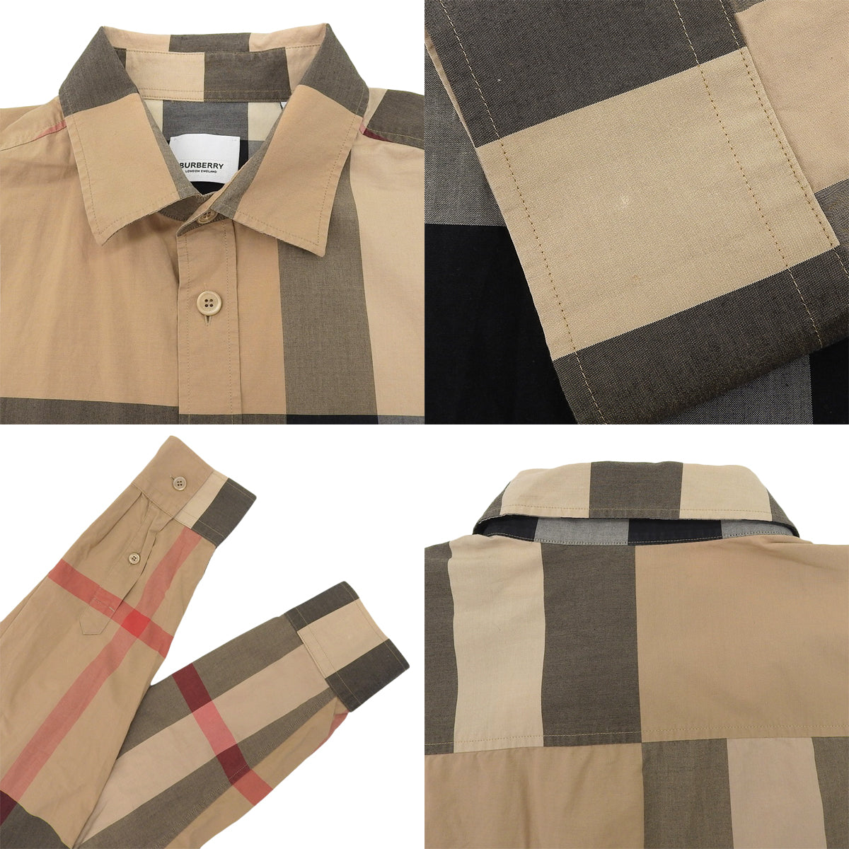 ノバチェック シャツ M