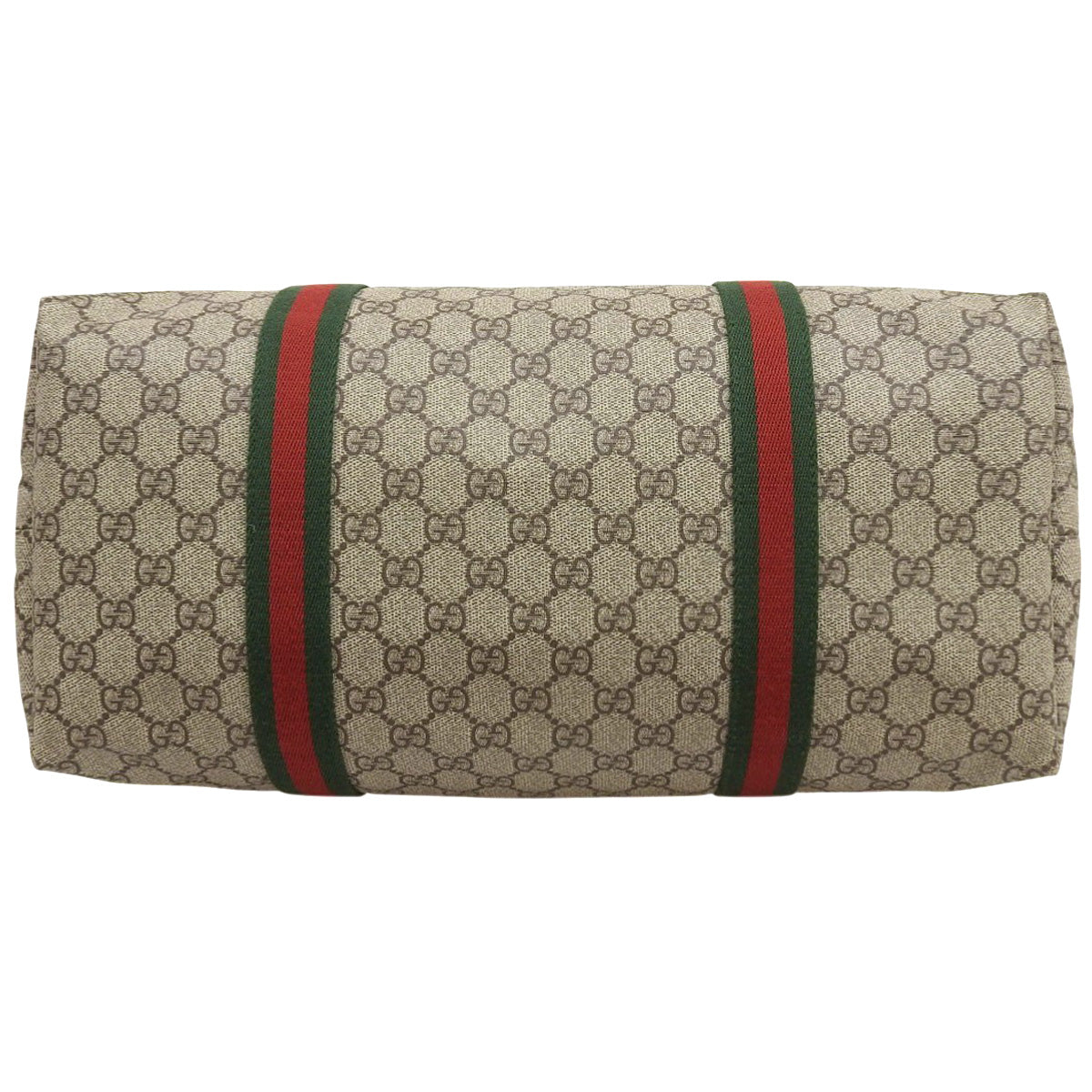 GGテンダー ミディアム トートバッグ ベージュ レッド グリーン 763287