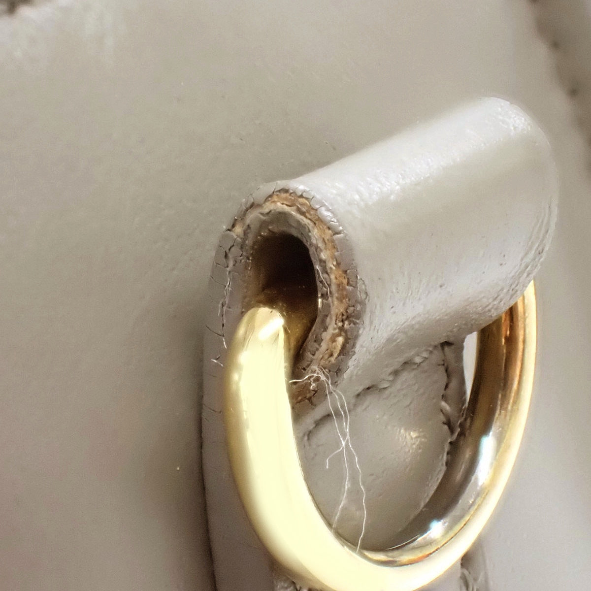 ベイビーカバス レザー グレージュ 568853