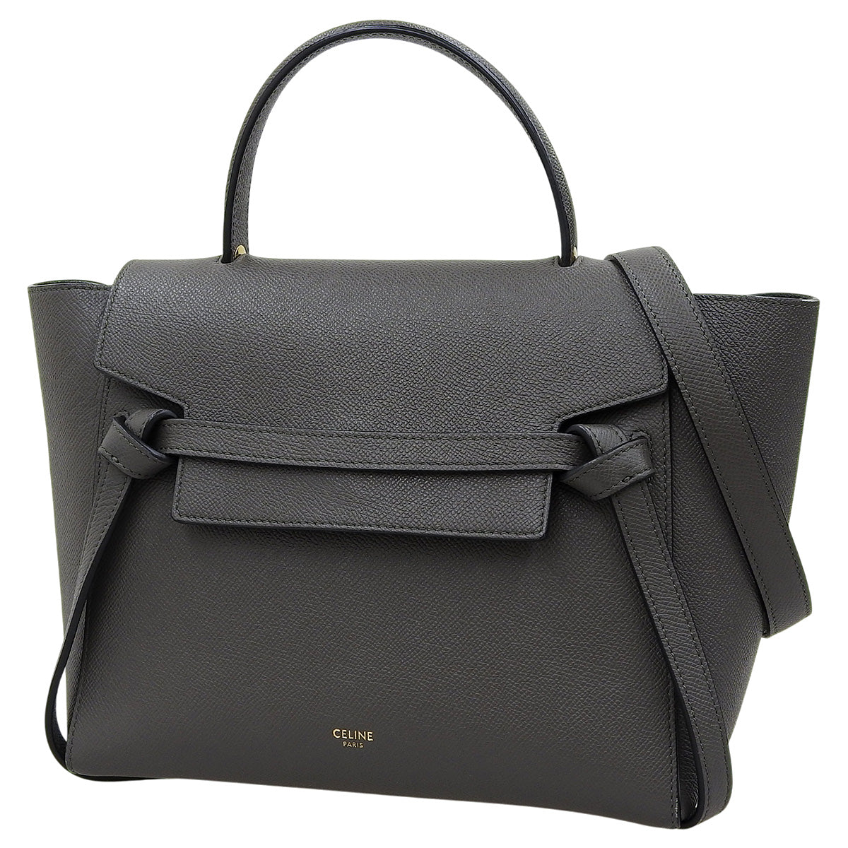 ベルトバッグ マイクロ レザー グレー 189153ZVA.10DC