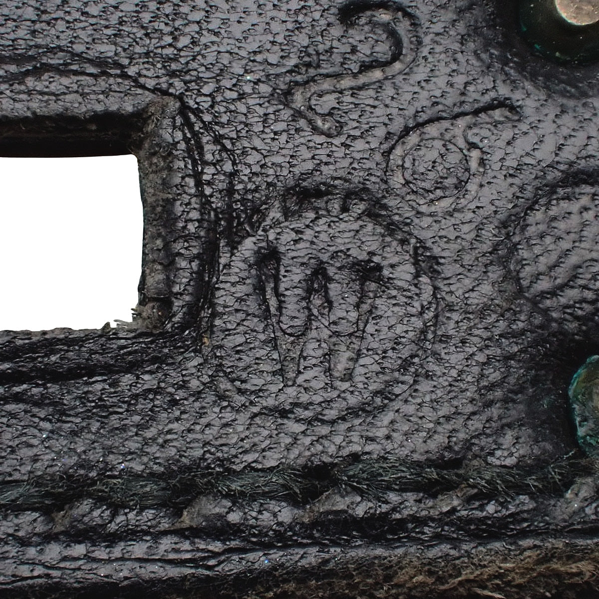 ケリー32 (外縫い) ボックスカーフ ブラック ゴールド金具 〇W刻印