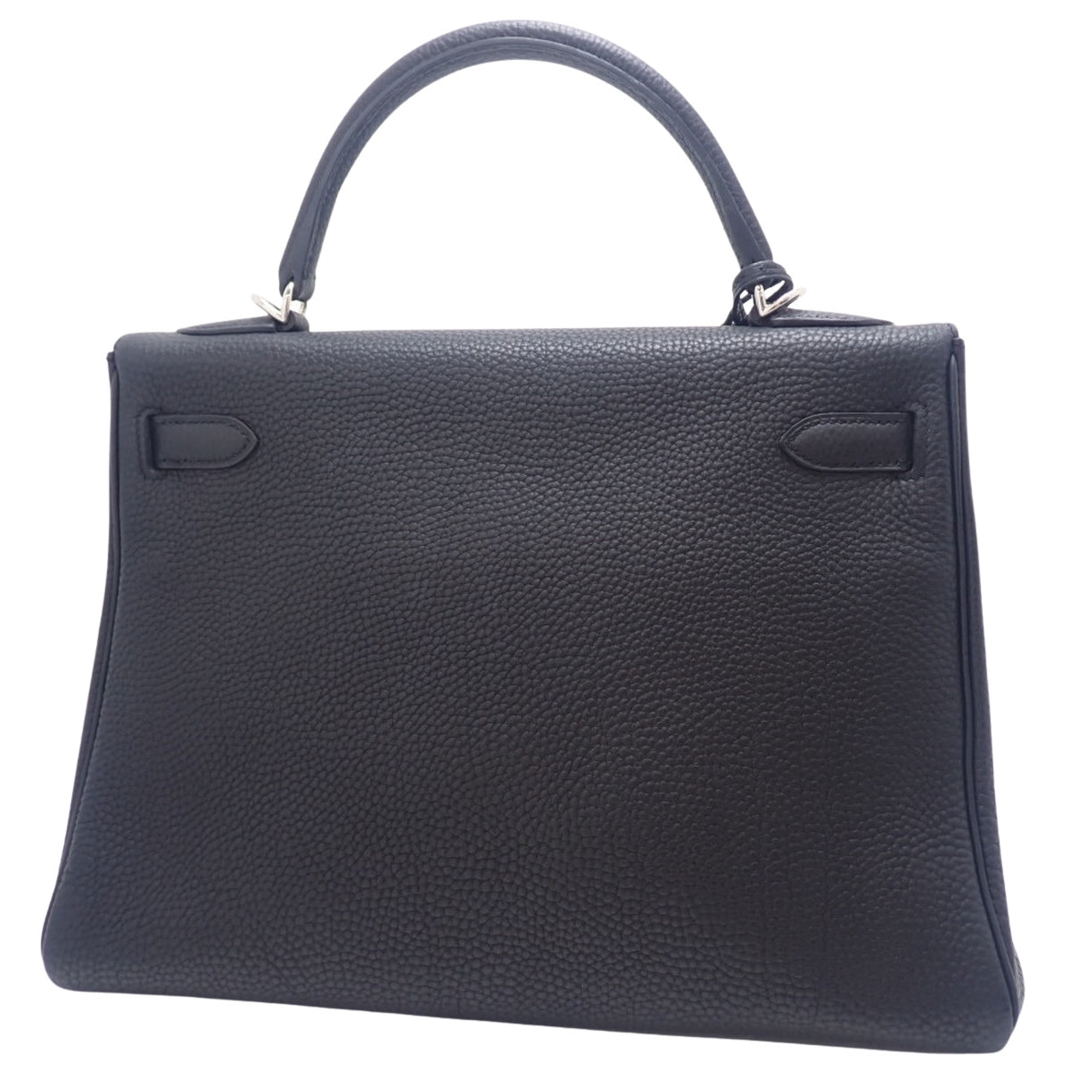 ケリー32 (内縫い) トゴ ブラック シルバー金具 □P刻印