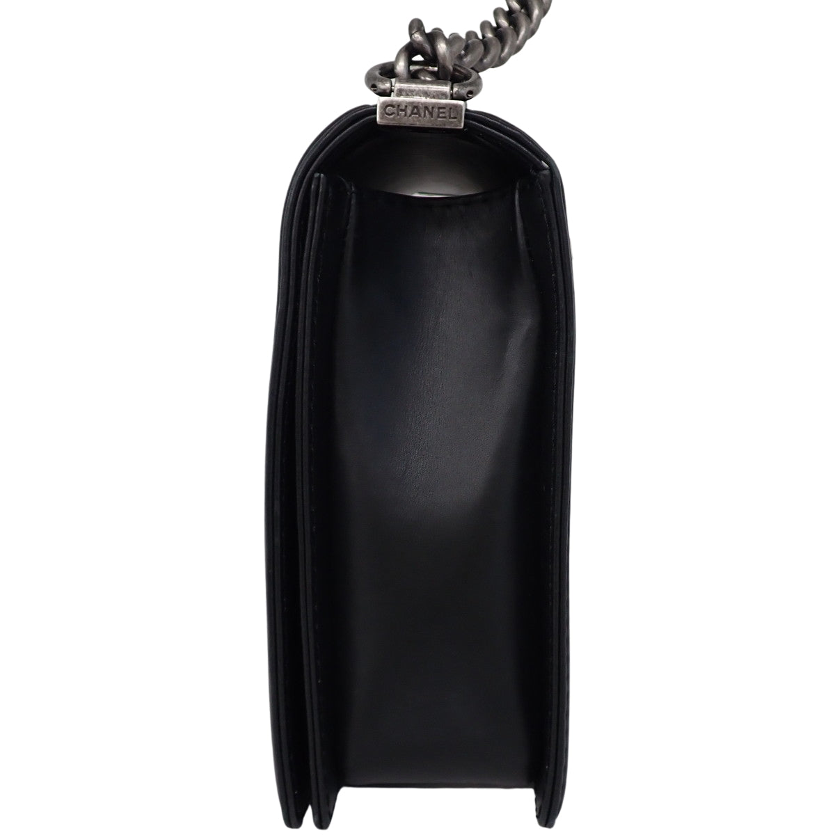 ボーイシャネル30 レザー ブラック