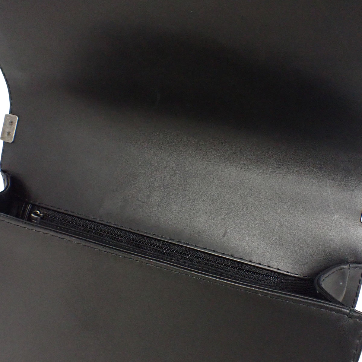 ボーイシャネル30 レザー ブラック