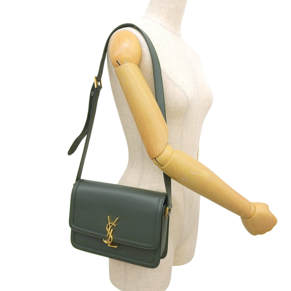 ソルフェリーノ ミディアム カーフ カーキ 634305