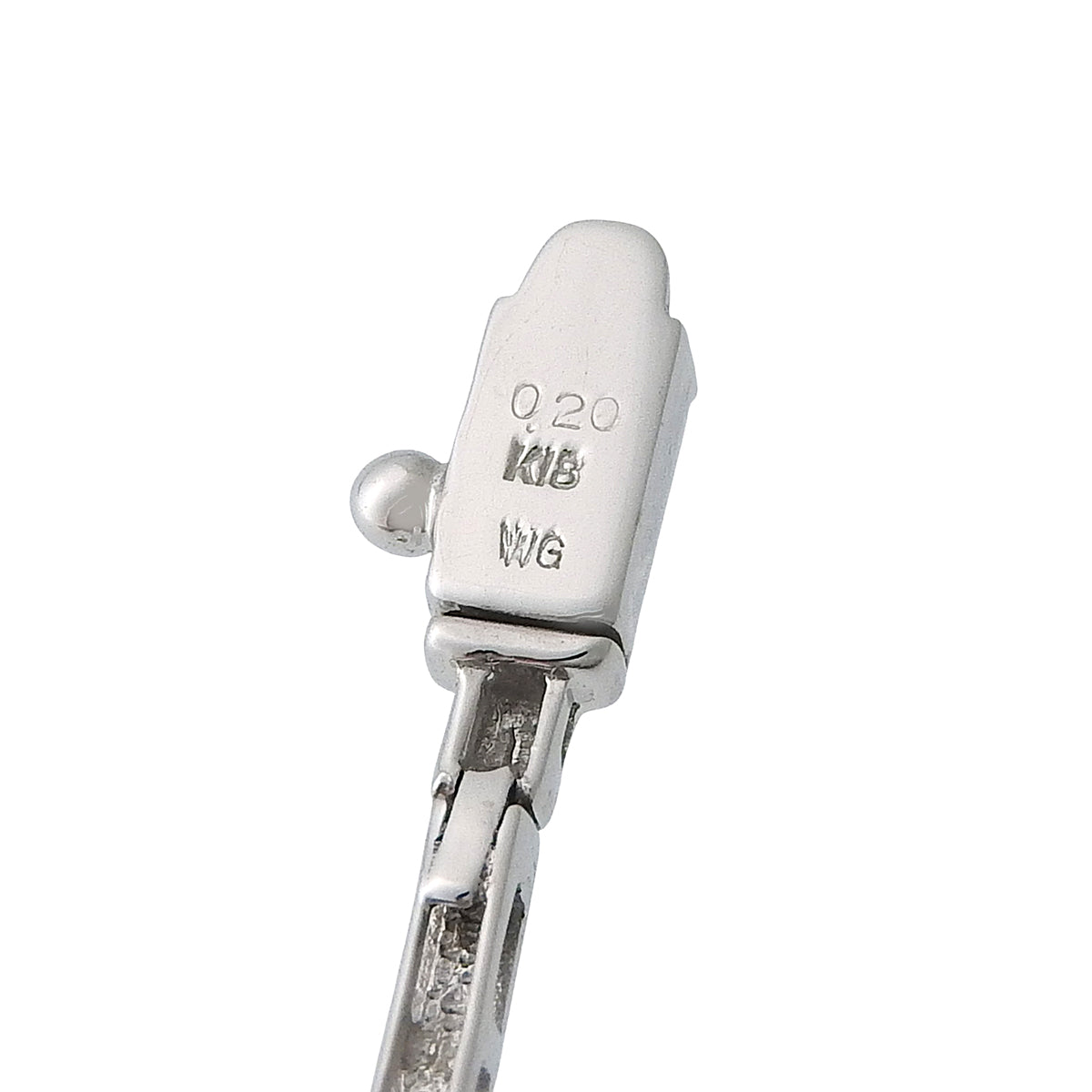 ダイヤモンドブレスレット D0.20 ホワイトゴールド K18WG 6.3g