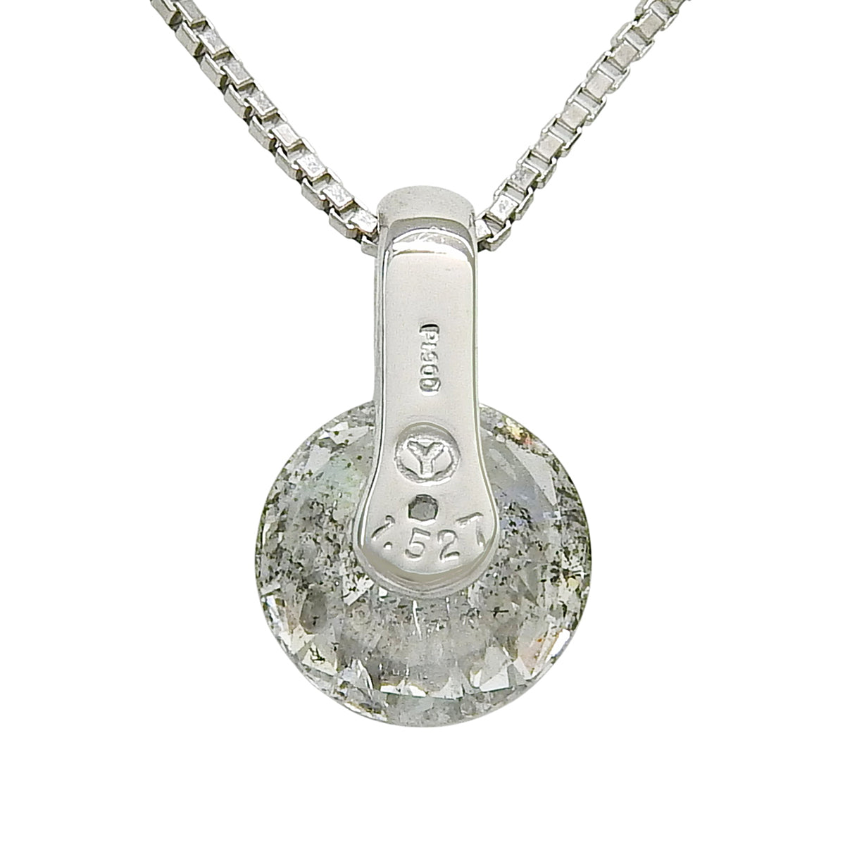 Diamond Necklace D1.527 Pt850 Pt900 4.1g