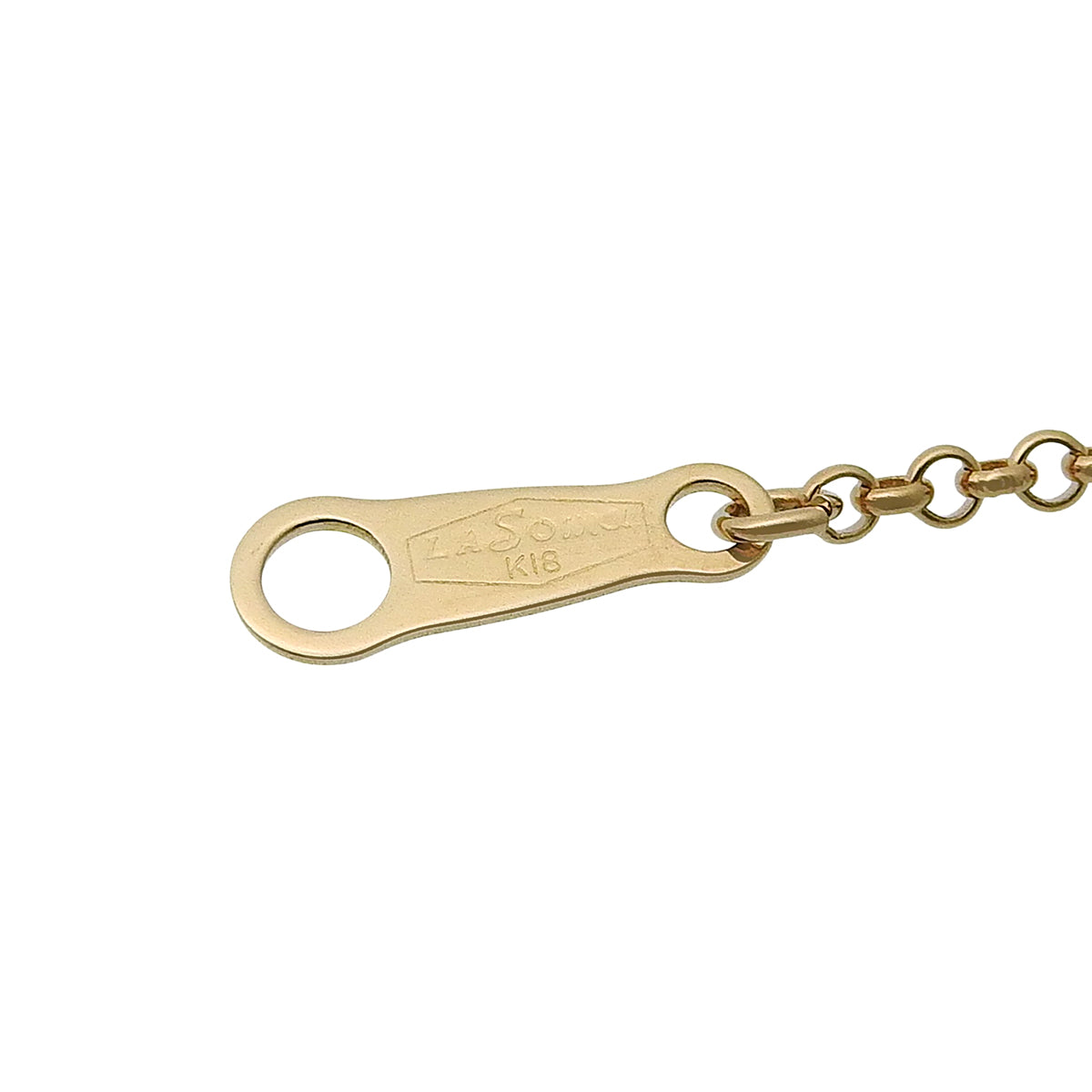 1PD Necklace Diamond D0.56 Yellow Gold K18YG 3.5g