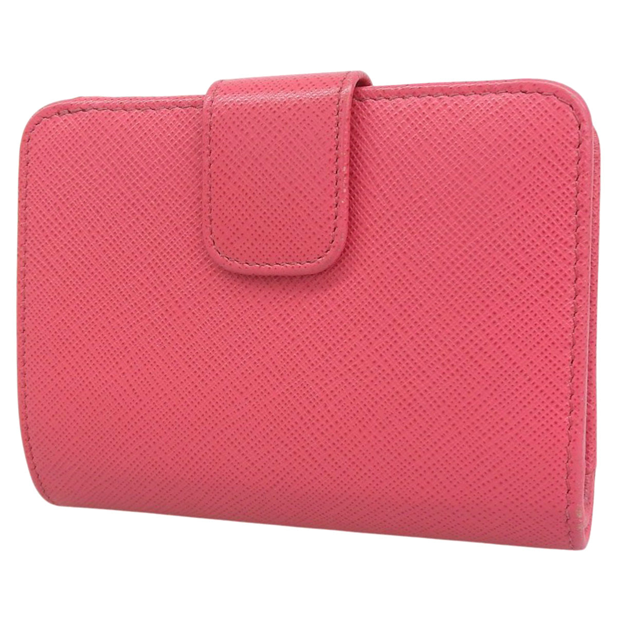 2つ折り財布 サフィアーノレザー SAFFIANO METAL PEONIA 1ML018