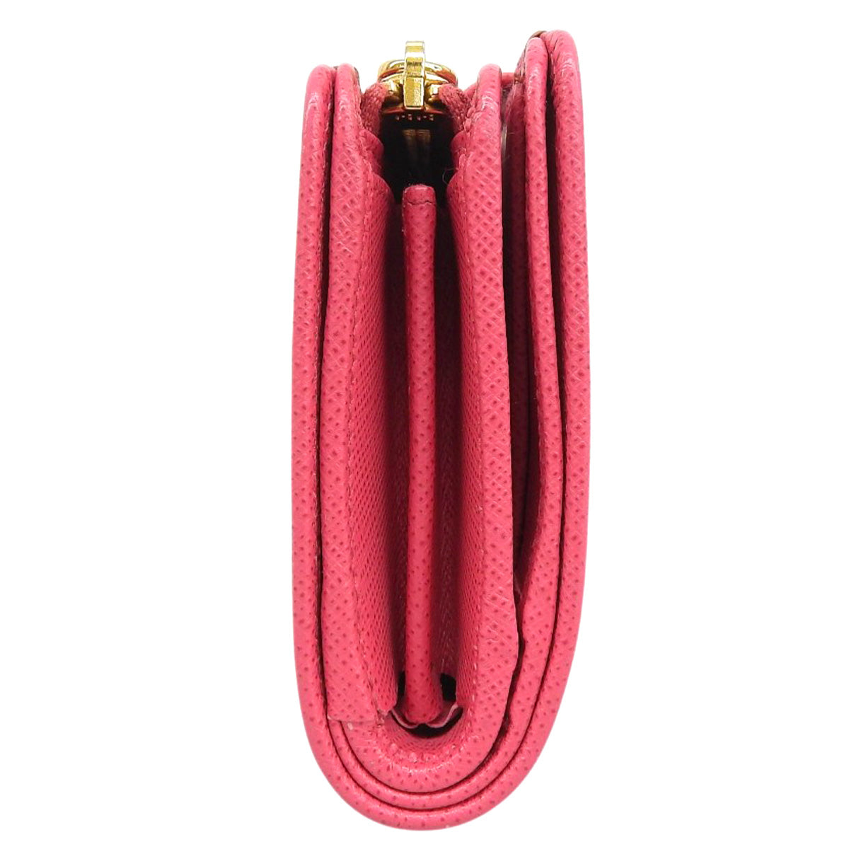 Bi-fold wallet, Saffiano leather, SAFFIANO METAL PEONIA 1ML018