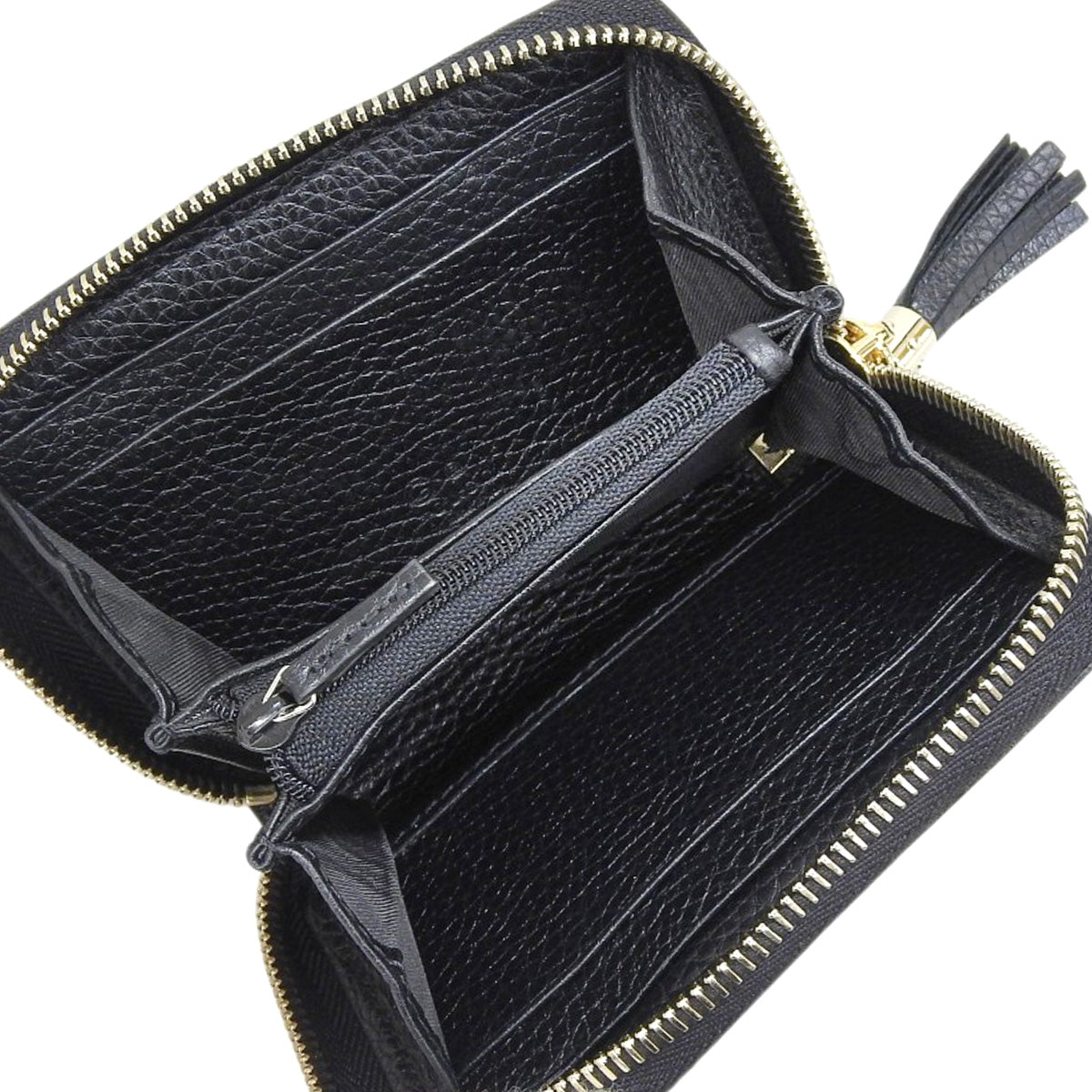 Soho Coin Purse Leather Black 598209