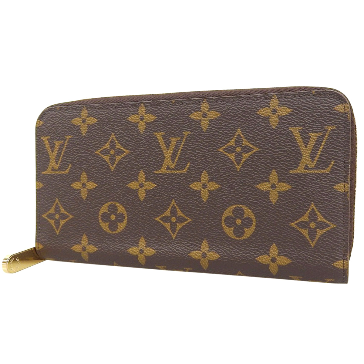 Monogram Zippy Wallet, Monogram Canvas, Coquelicot (M41896)