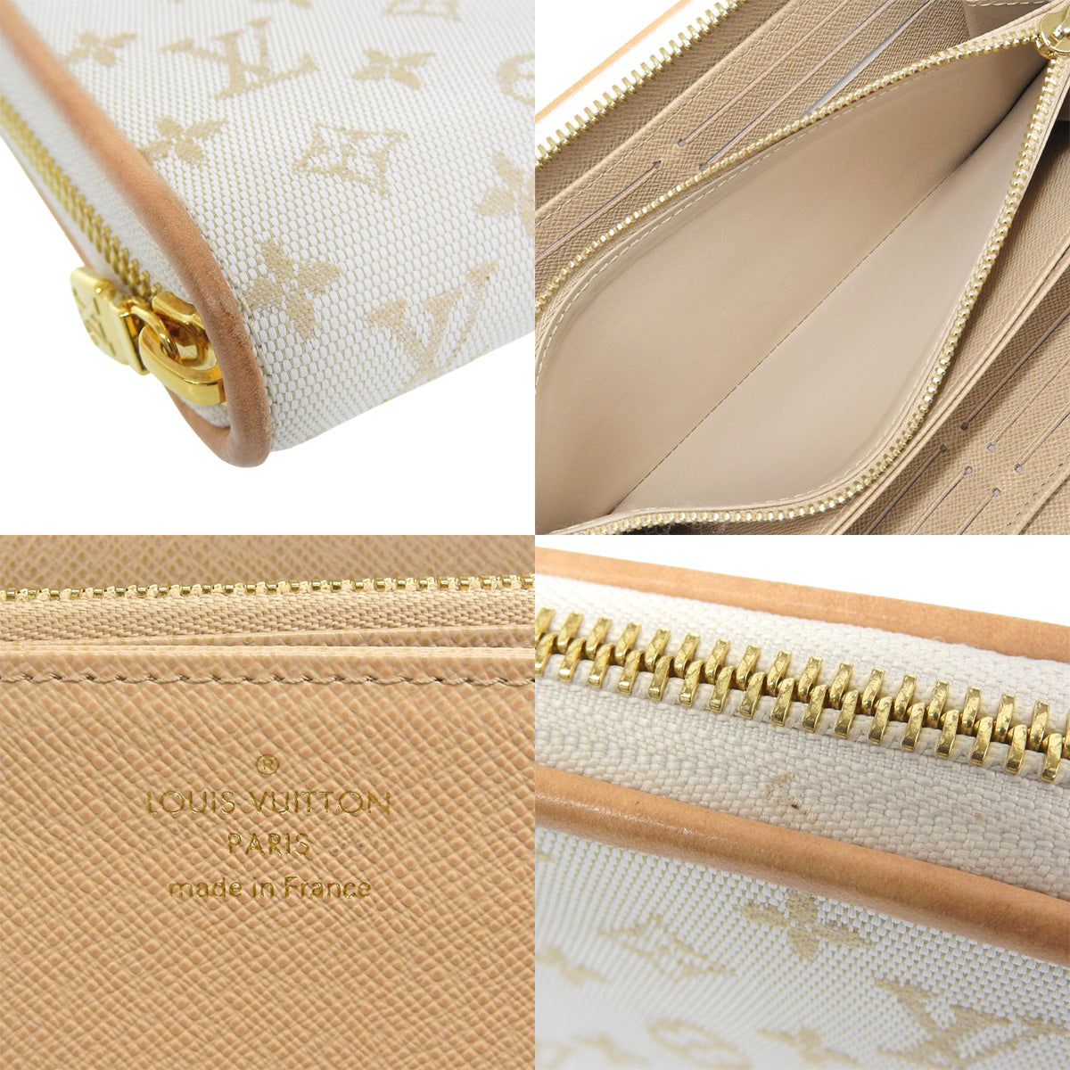 Monogram Mini Zippy Wallet in Monogram Mini Canvas and Mastic Leather, M12369