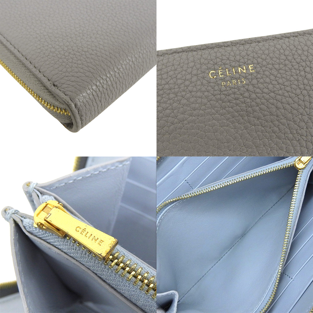 ラージ ジップド マルチファンクション レザー コール 105003AU8