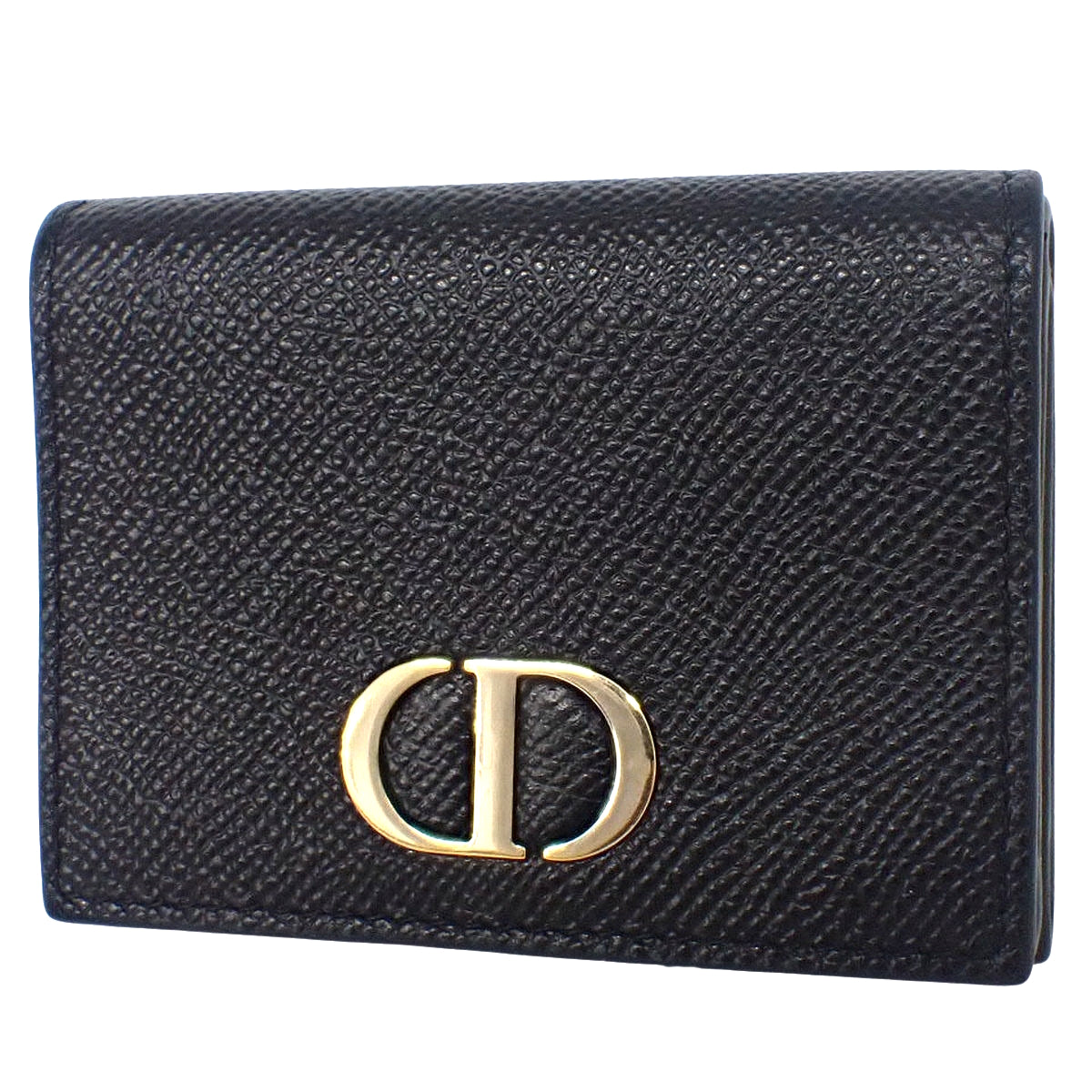 30 Montaigne Tri-Fold Wallet Leather Black