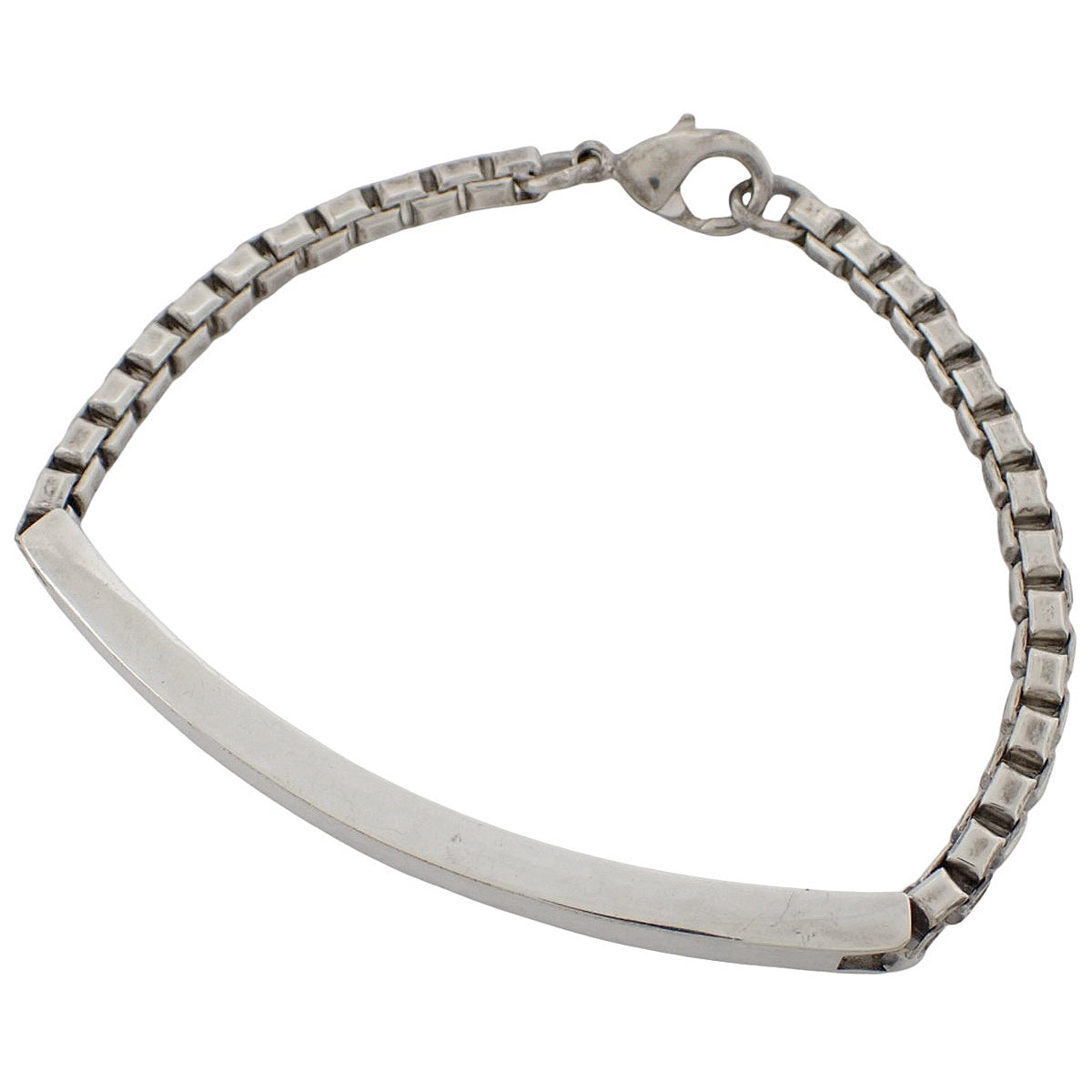 Venetian Link ID Bracelet Silver SV925