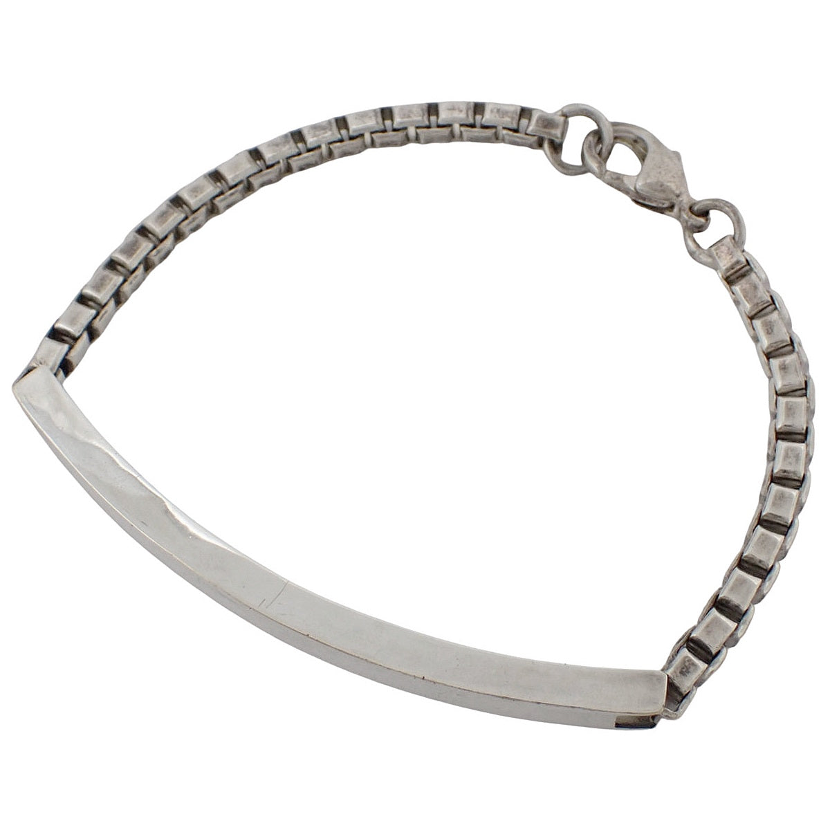 Venetian Link ID Bracelet Silver SV925