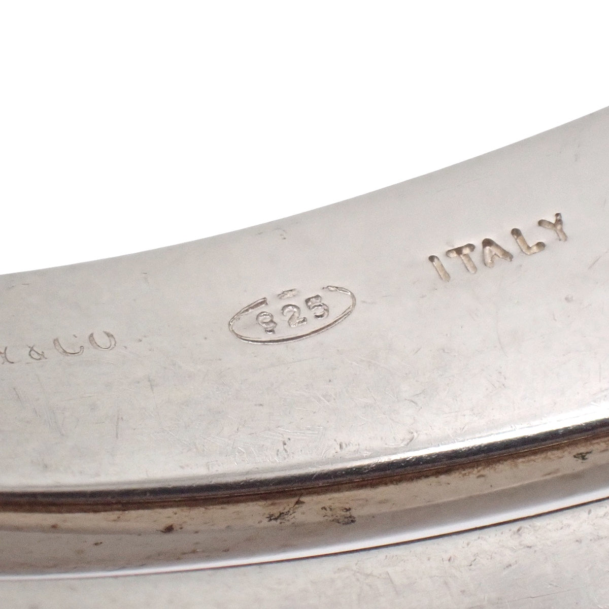 オープンダイアゴナル バングル シルバー SV925