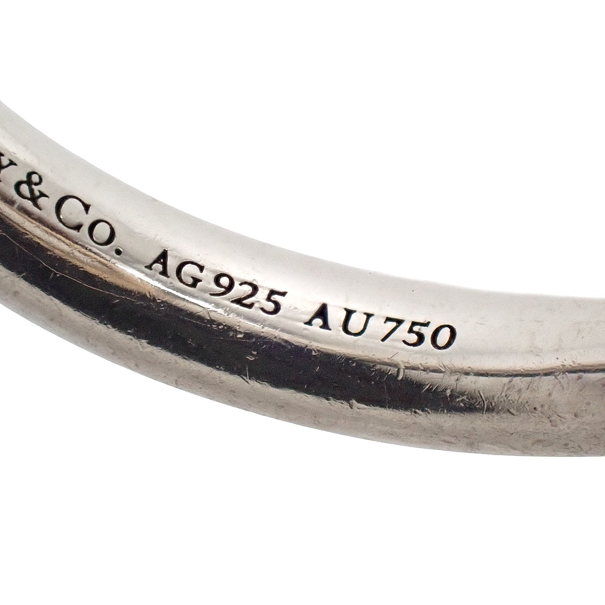 インフィニティ リング シルバー SV925 ピンクゴールド K18PG 7(47)号