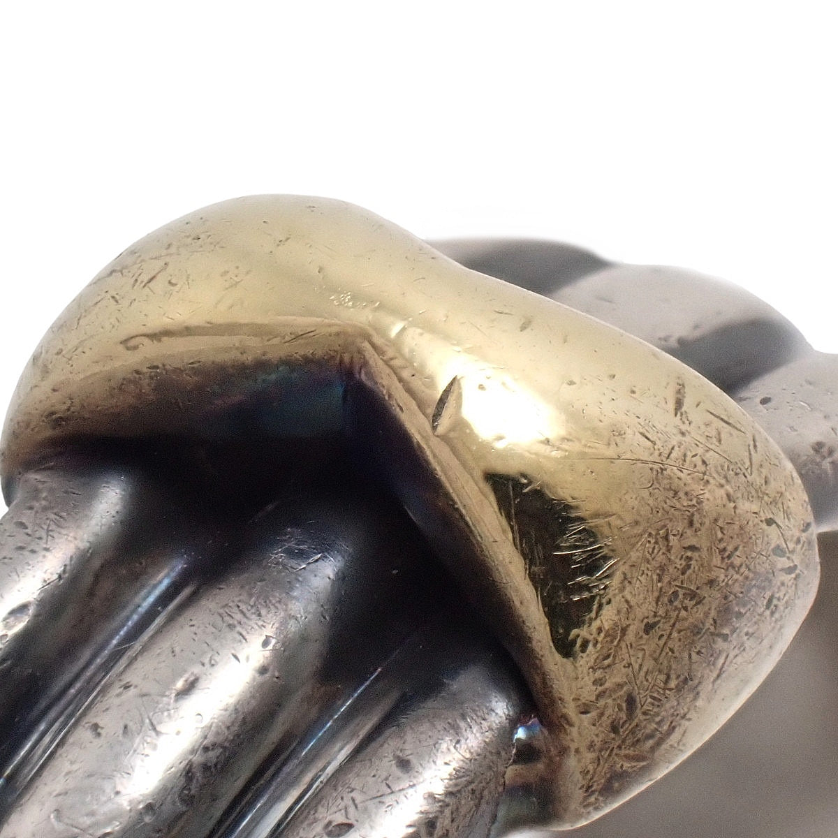 コンビ リング シルバー SV925 イエローゴールド K18YG 10(50)号