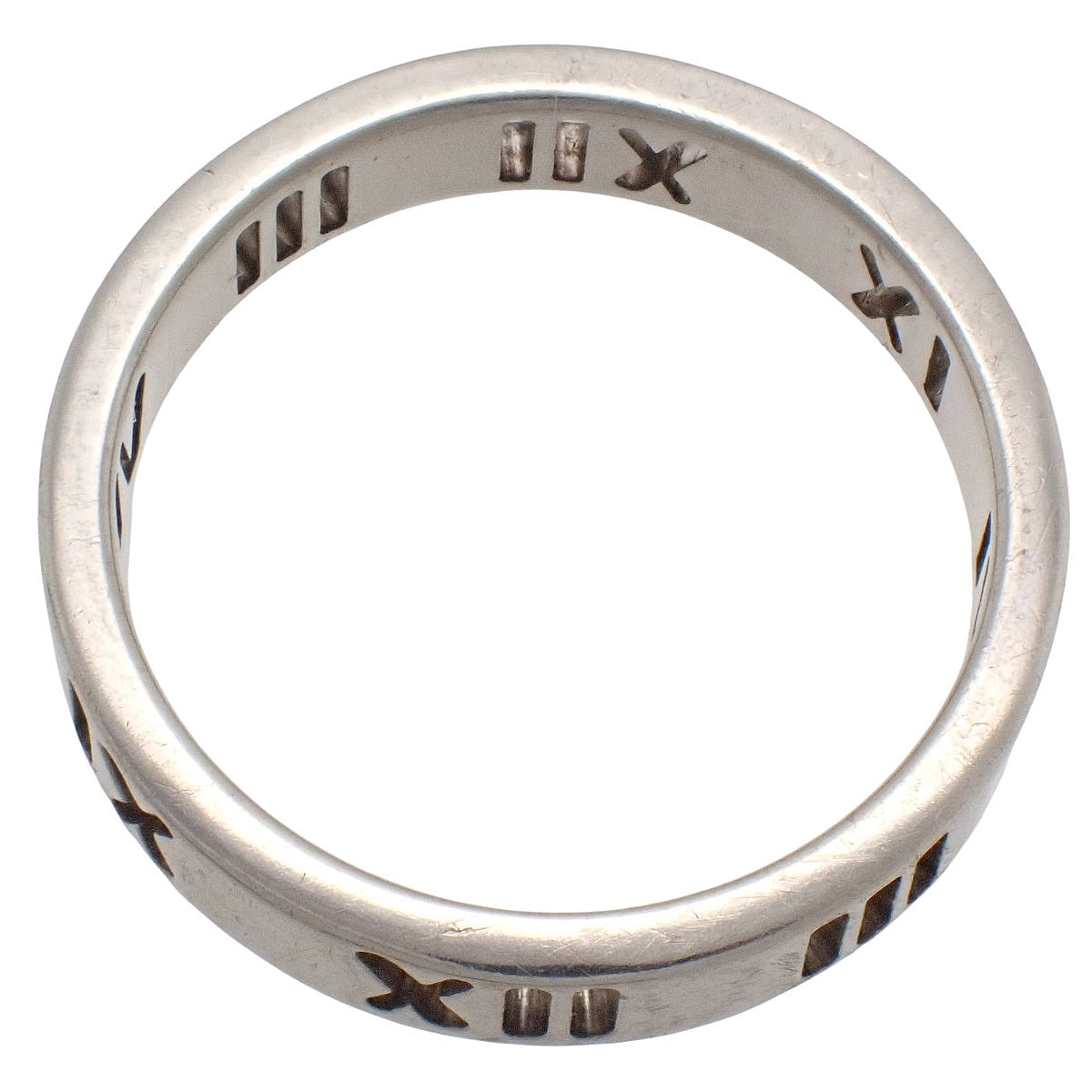 Atlas Narrow Ring Silver SV925 Size 7.5 (47.5)