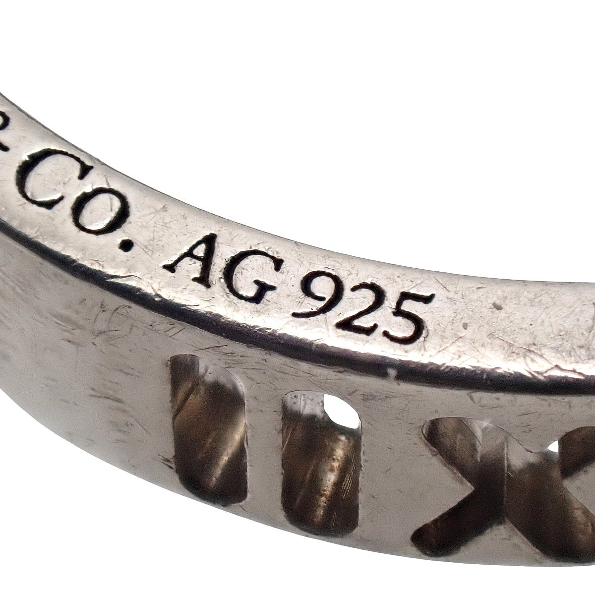 Atlas Narrow Ring Silver SV925 Size 7.5 (47.5)