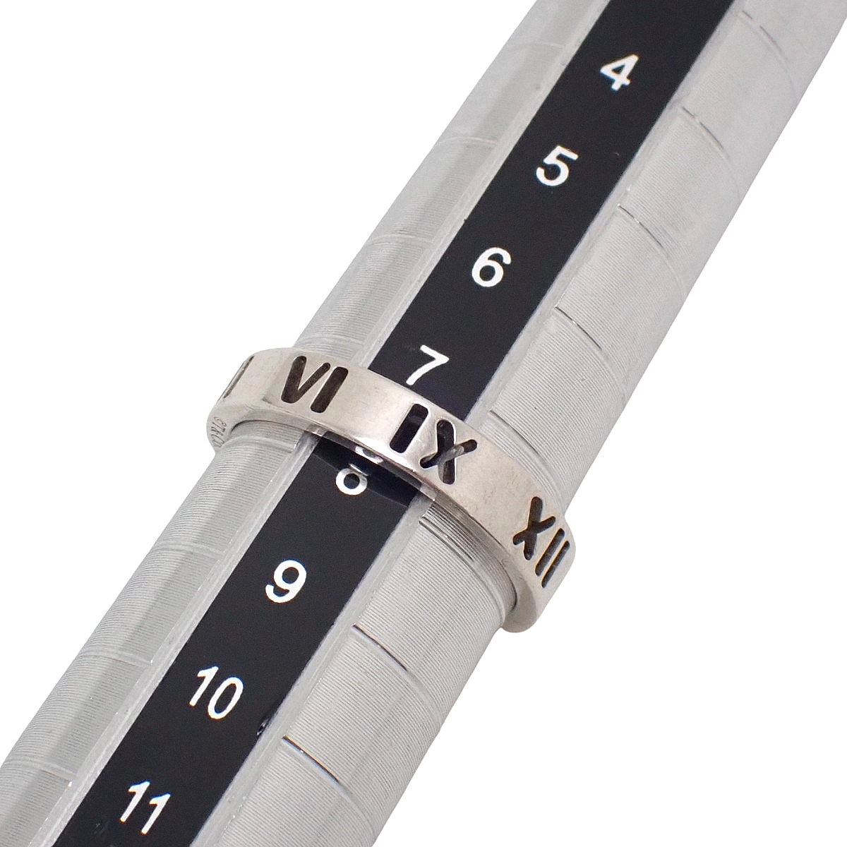 Atlas Narrow Ring Silver SV925 Size 7.5 (47.5)