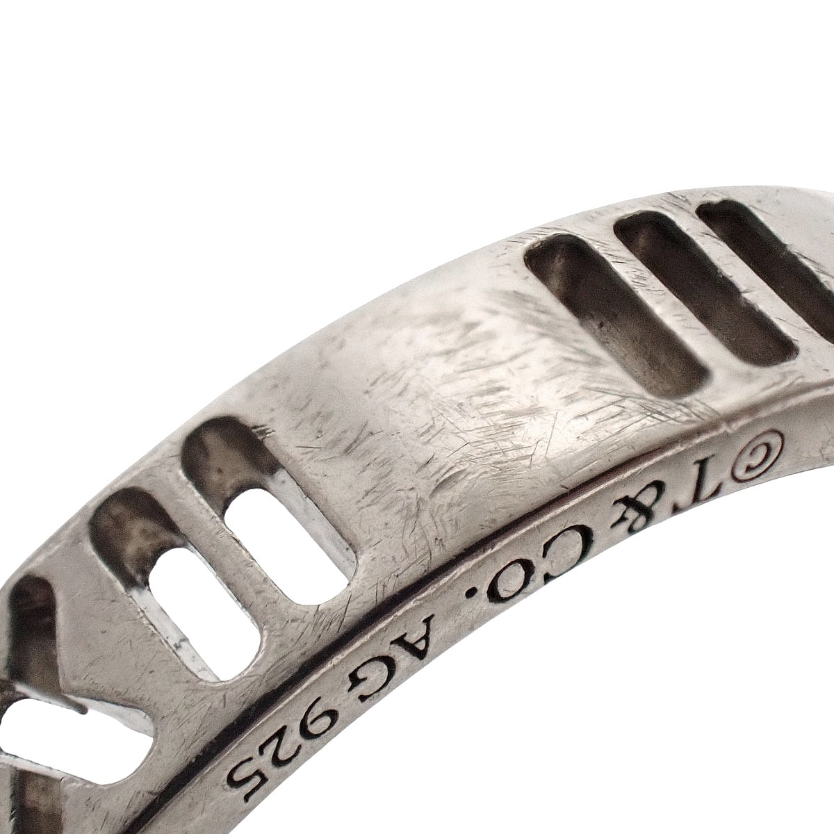 Atlas Narrow Ring Silver SV925 Size 7.5 (47.5)