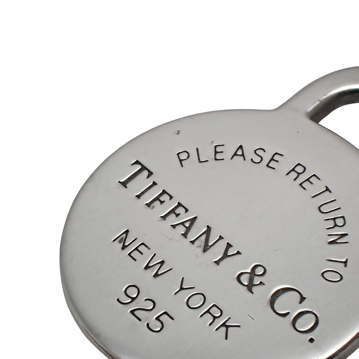 Round Tag Pendant Silver SV925